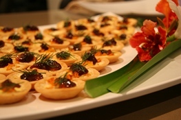 Canapes at Capelli on Duke