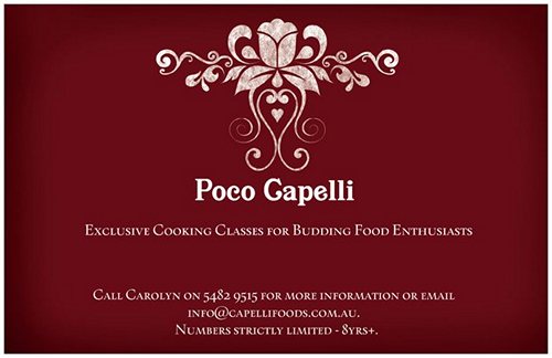 Poco Capelli Cooking Classes