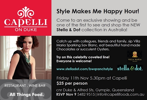 See the Stella & Dot collection at Capelli Foods